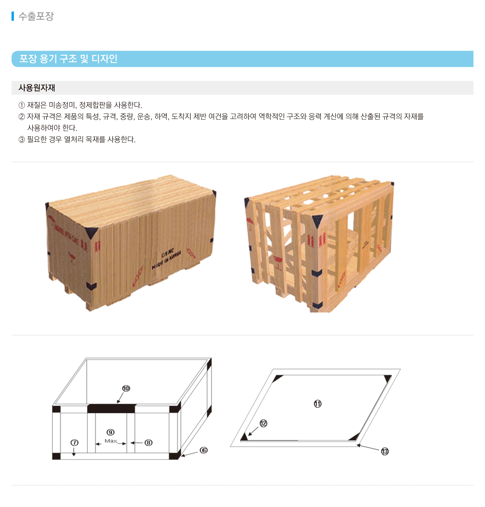 포장 용기 구조 및 디자인